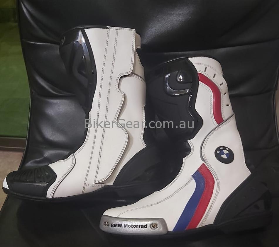 BMW Motorcycle boot Motorbike leather shoes LEATHER RACING – Biker Gear